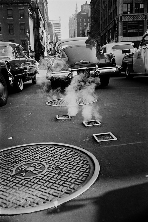 Steam Escapes, New York, 1953