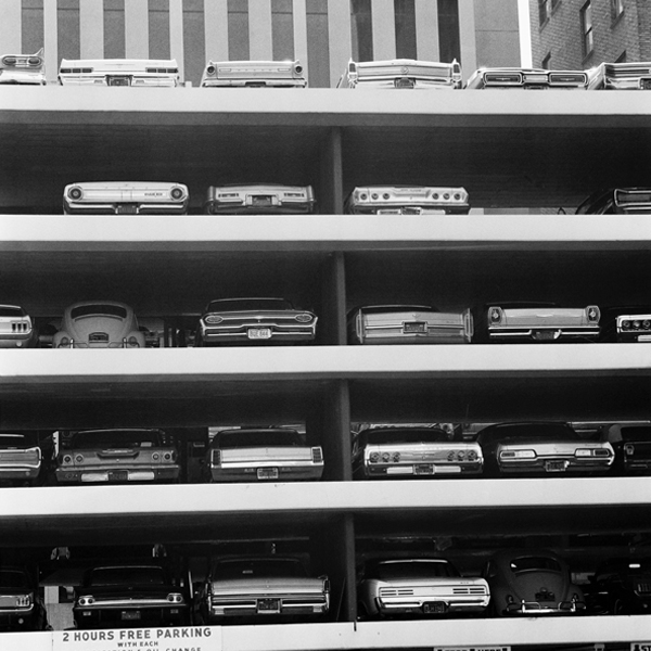 Parking lot, Los Angeles, 1967