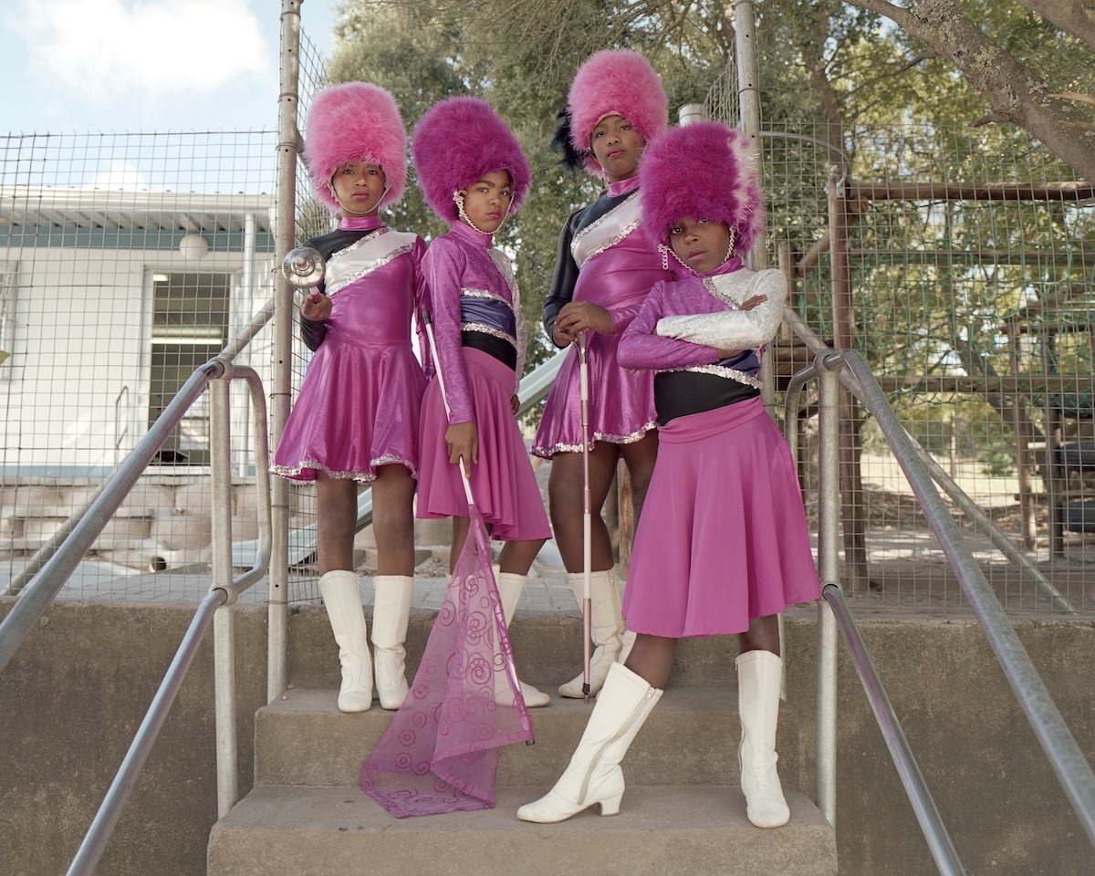 Alice Mann: Eshmeal Ahrens, Lauren Lee Hendriks, Anushka Keteldas and Bussisiwe Mnqumevu, Elgin Saints Majorettes, Grabouw, Theewaterskloof, 2018 copy