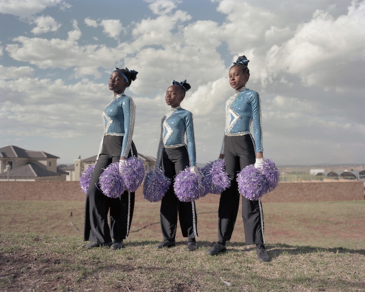 Owethu Sihlahla, Sinethemba Zwane and Wame Monare, Curro Thatchfield Primary School Majorettes, Centurion, Tshwane, 2018