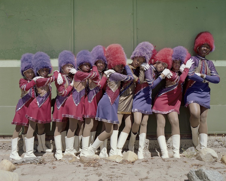 Tamzleigh De Kock, Wakiesha Titus, Riley Van Harte, Claresha Nano, Crishey Sassman, Charity Adams, Kesia Plaatjies, Erin Carolus, Aneeqah Meyer and Linomtha Makeleni, Avondale Primary School Majorettes, Atlantis, Cape Town, 2018