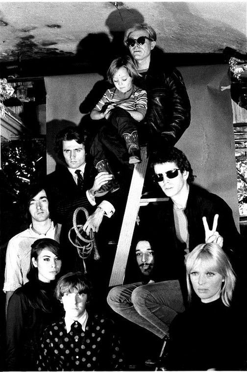 Andy Warhol with The Velvet Underground, Nico's Son Ari Delon, Mary Woronov, and Gerard Malanga, 1966 - silkscreen