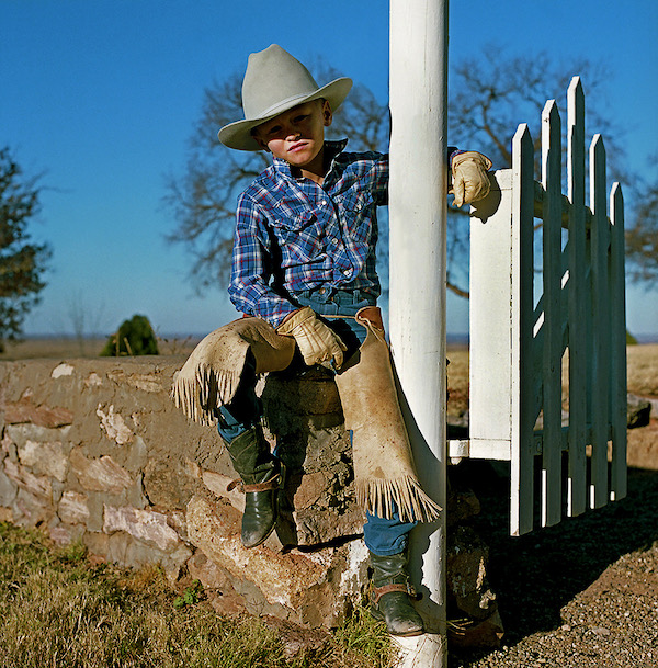 Young cowboy, Amarillo, USA, 1989