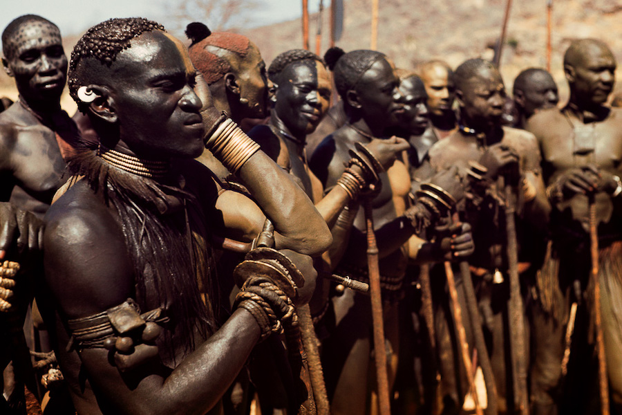 Bracelet Fighters of the Kao-Nyaro, Kordofan, Southern Sudan, 1949