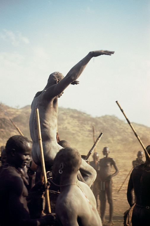 Champion of the Korongo Nuba Wrestlers, Kordofan, Southern Sudan, 1949