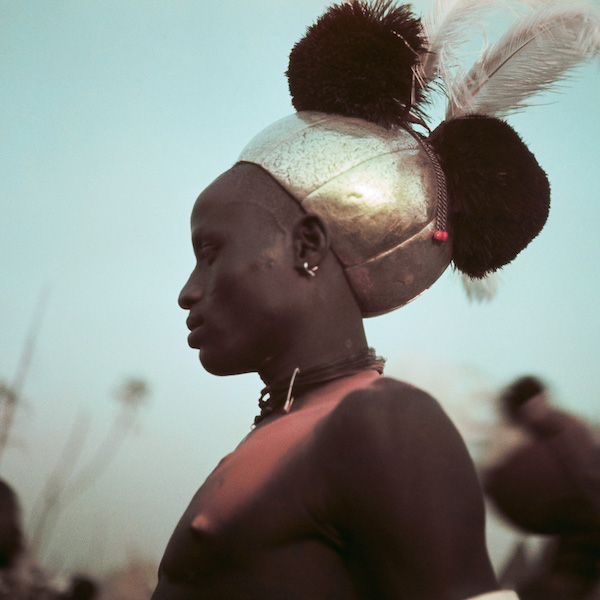 Portrait of a Warrior Dressed for Ceremony, Kordofan, Southern Sudan, 1948