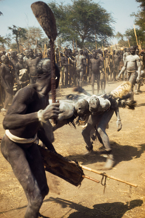 Wrestlers of the Kao-Nyaro, Kordofan, Southern Sudan, 1949