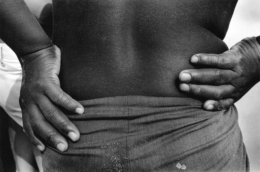 Black Hands and Back, Coney Island, 1974