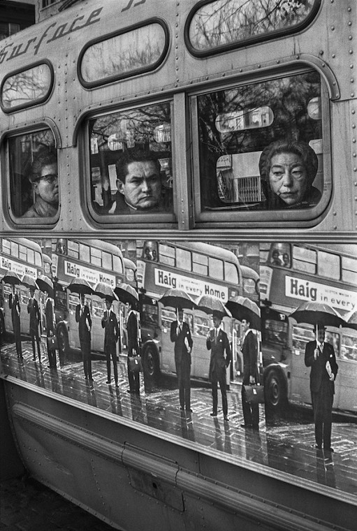 Larry Fink, 8th Street Crosstown Bus, New York, November 1965