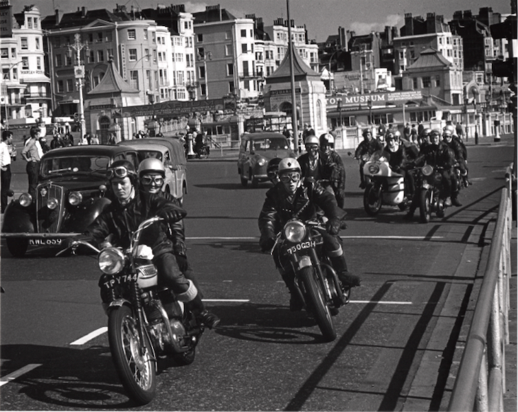 George Rodger, Rockers at Easter Weekend, Brighton, 1964