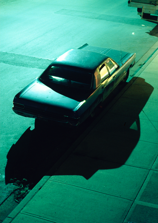 Greg Girard, Dark Car, Vancouver, 1982