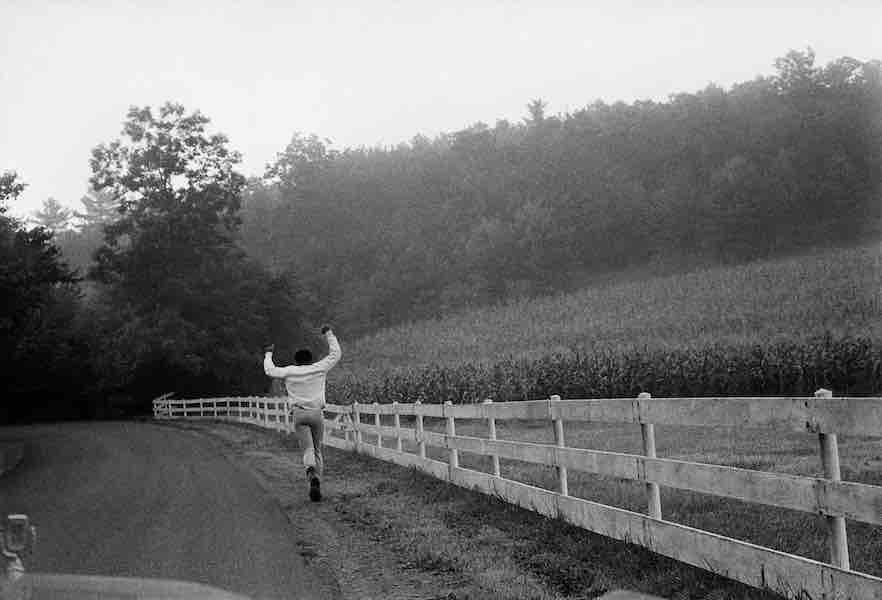 Running Along the Fence. 1974