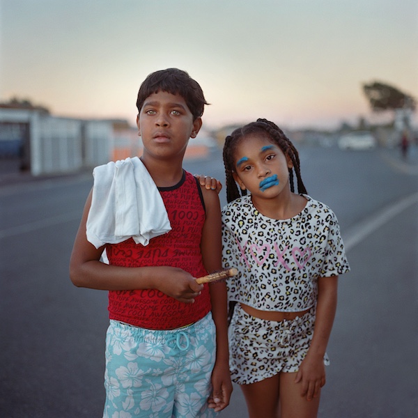 Zahra and Diego at the Car Wash Fundraiser, Project Hope, Cape Town, 2024